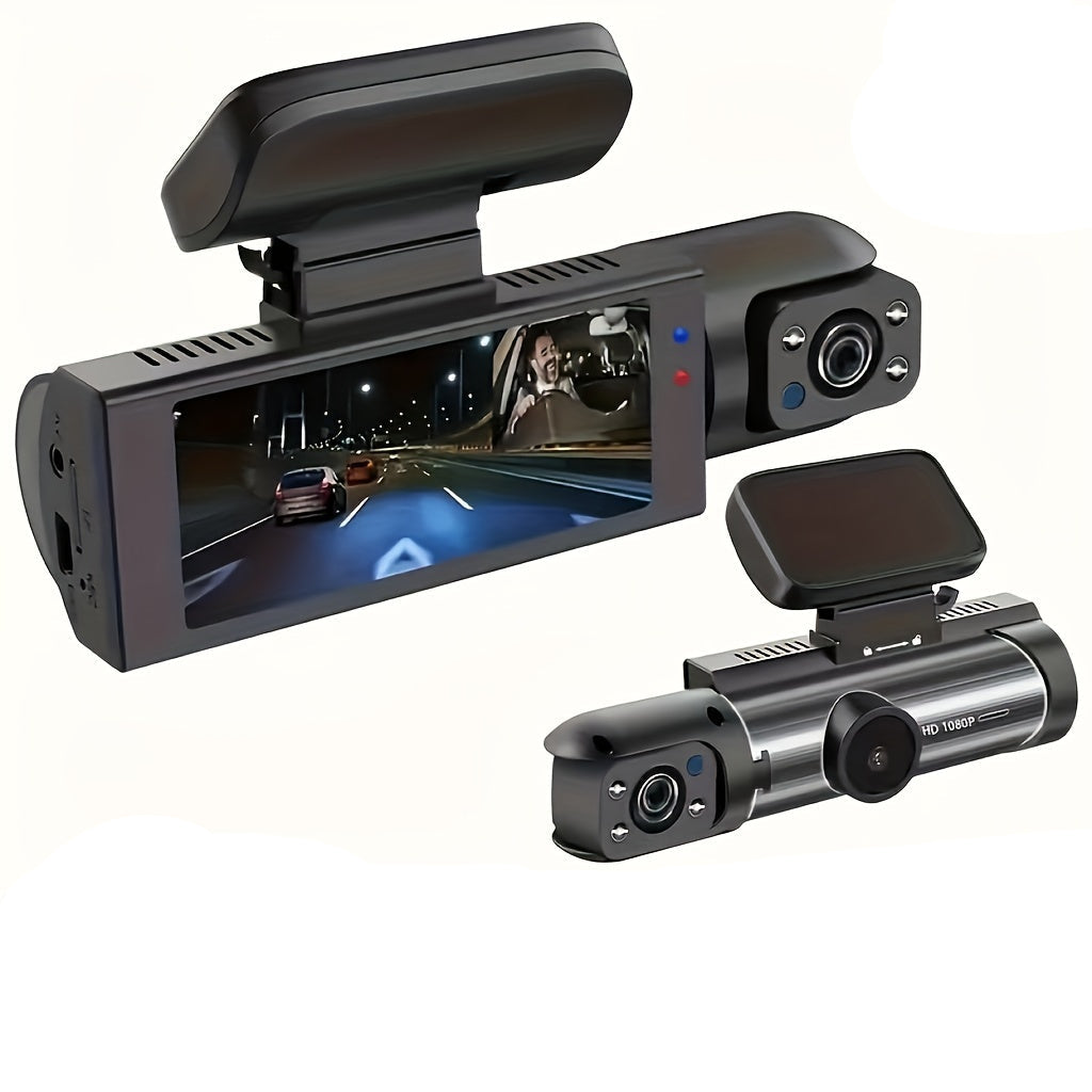 Dashcam 1080P Dual Lens Night Vision
