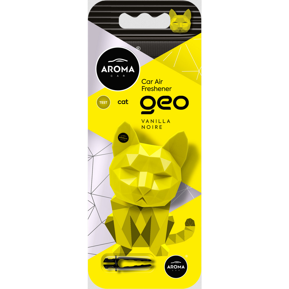 Car Freshener Geo Cat Vanilla