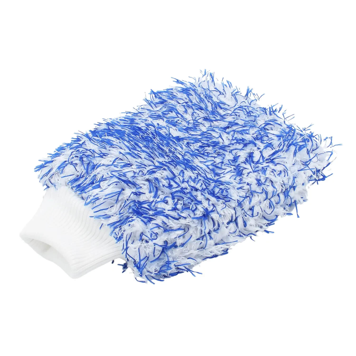 Premium Dual Microfiber Wash Mitt Blue